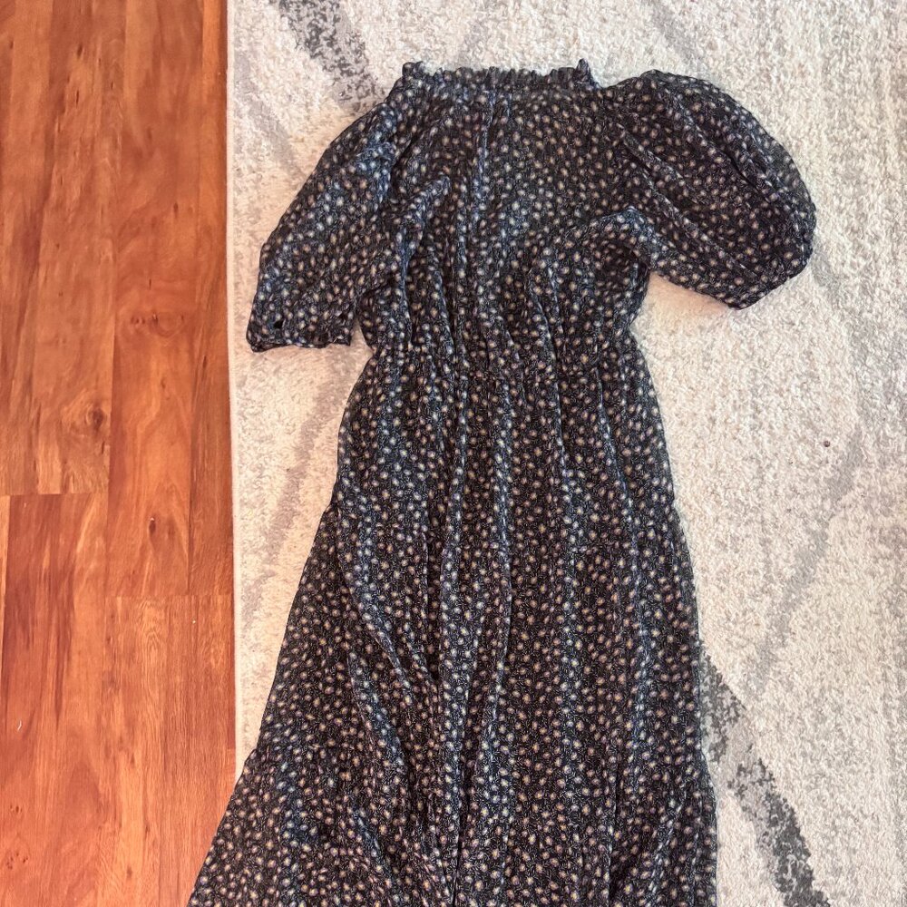 Mango floral print dress